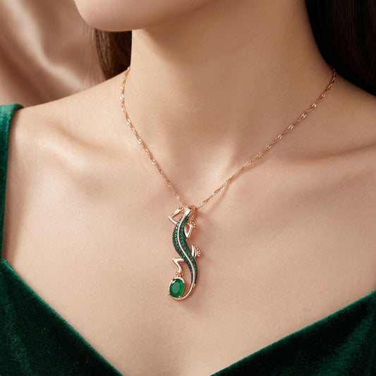 Imperial Shadow Reptile Necklace