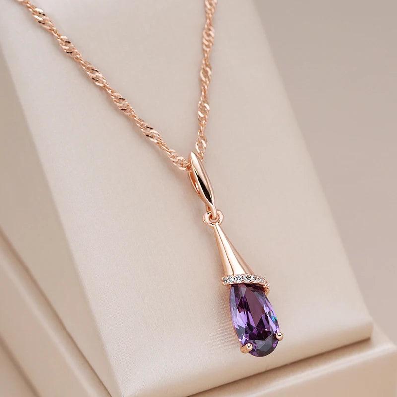 Royal Tear Drop Necklace