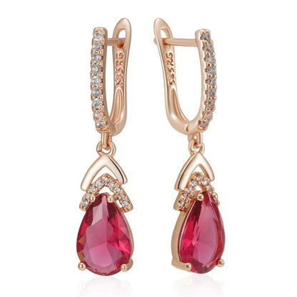 The Ruby Drop Earrings