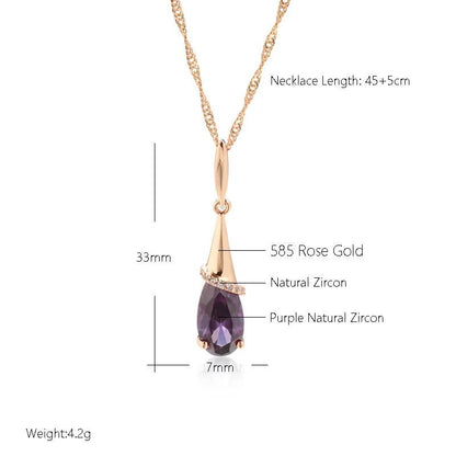 Royal Tear Drop Necklace