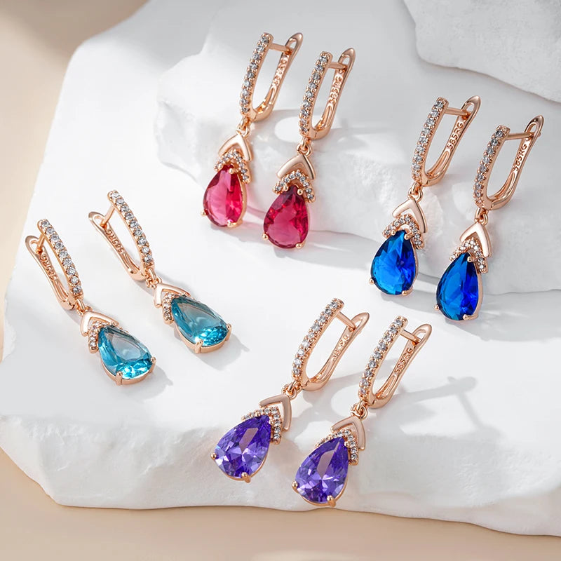 The Ruby Drop Earrings