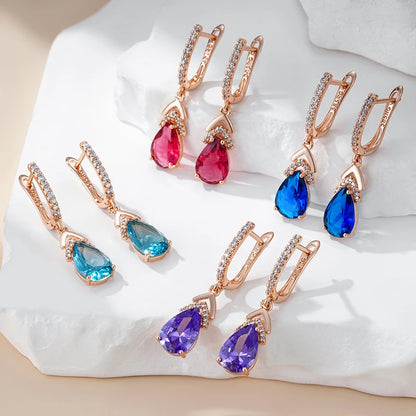 The Ruby Drop Earrings