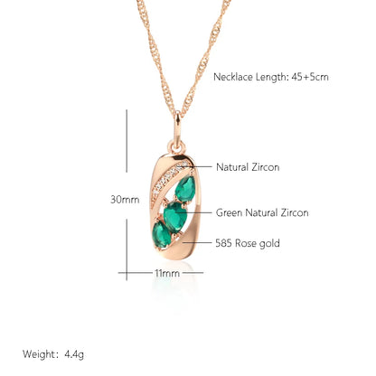 Palace Emerald Drop Necklace