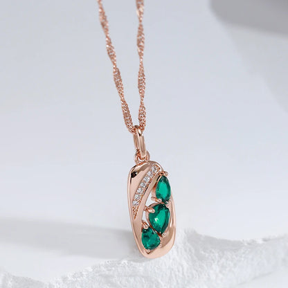 Palace Emerald Drop Necklace