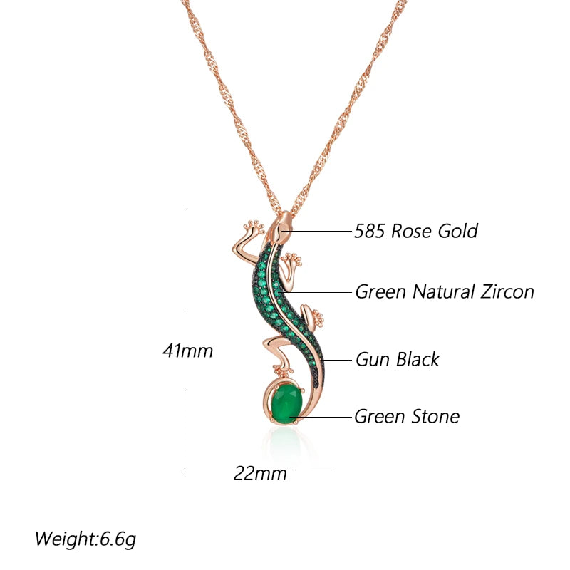 Imperial Shadow Reptile Necklace