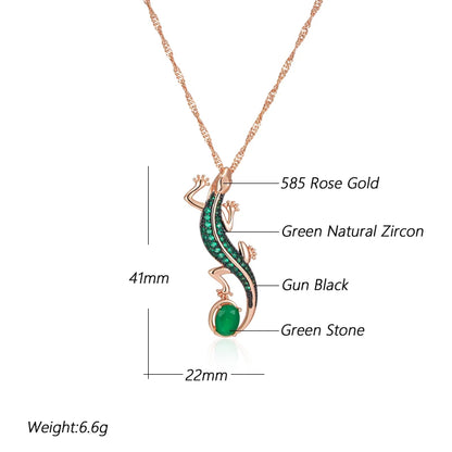 Imperial Shadow Reptile Necklace