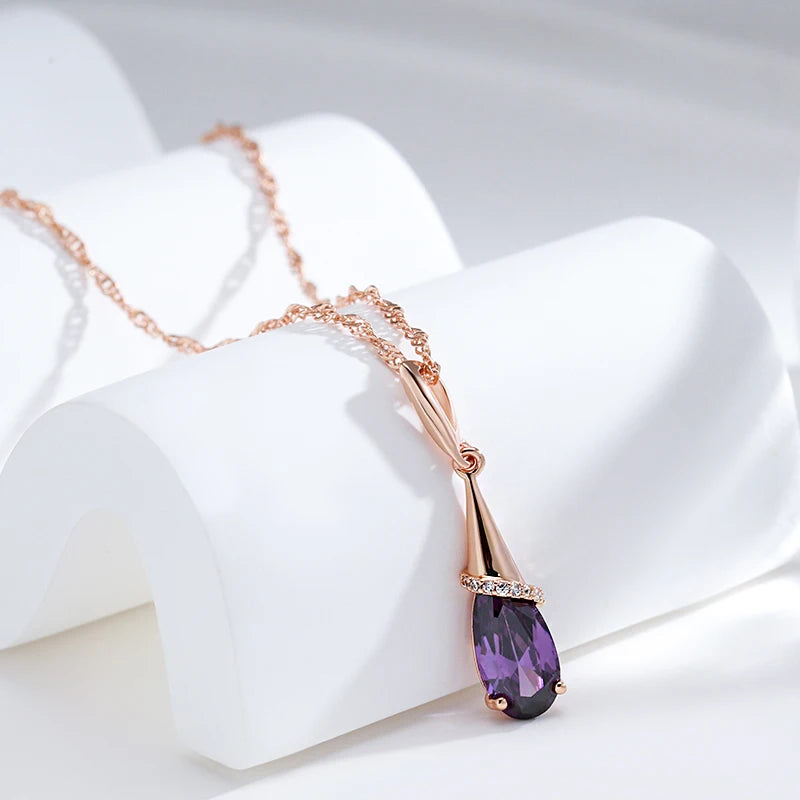Royal Tear Drop Necklace