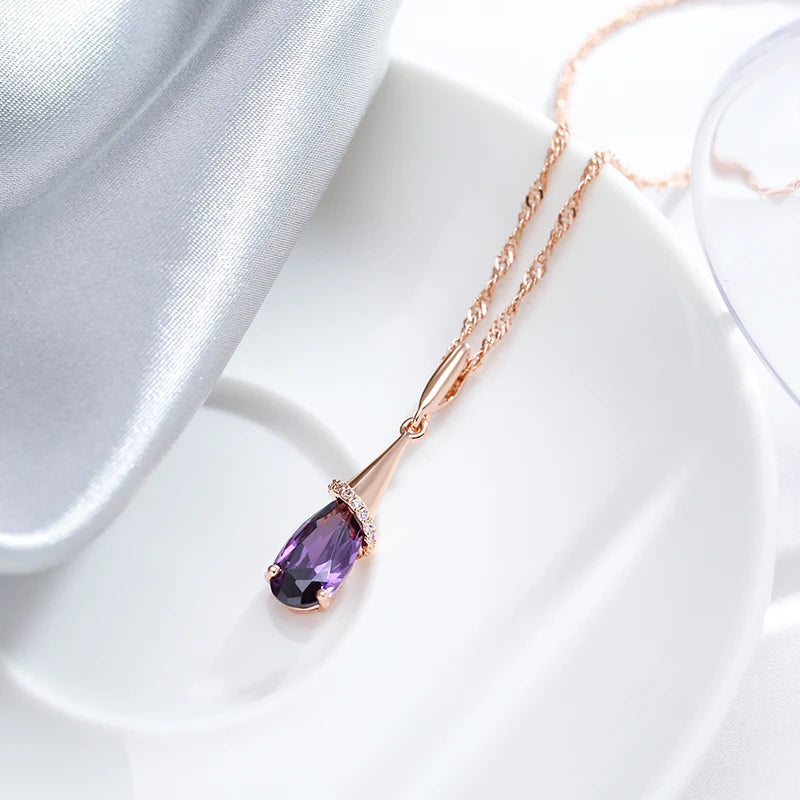 Royal Tear Drop Necklace