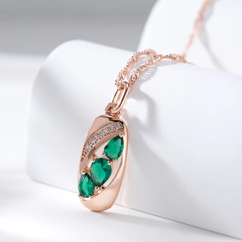 Palace Emerald Drop Necklace