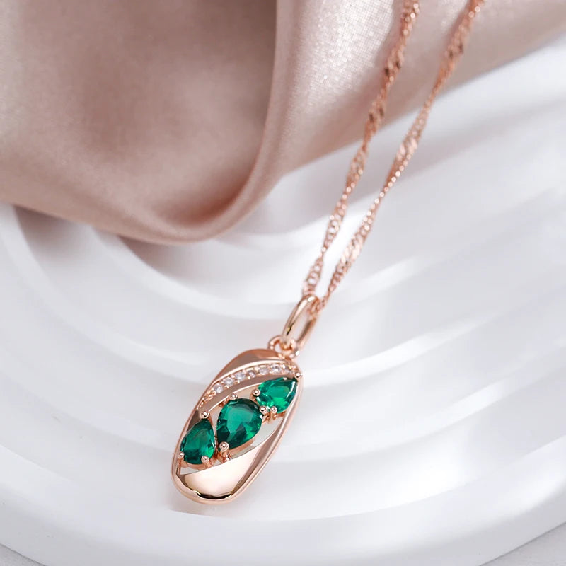Palace Emerald Drop Necklace