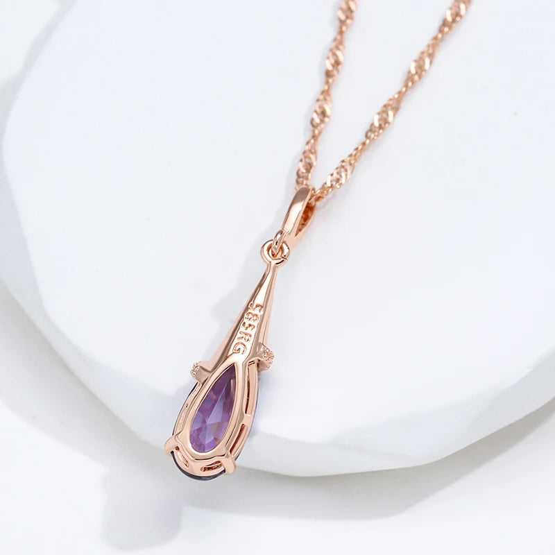 Royal Tear Drop Necklace